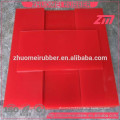 Red Color PU Skirt Board Polyurehane Sheet